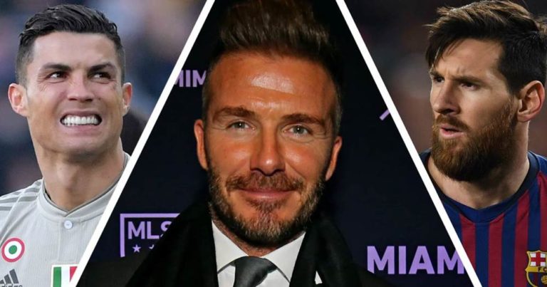 Beckham quiere a Messi y a Ronaldo en Miami