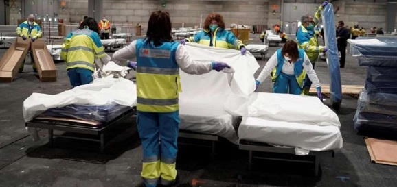 España reporta 769 muertos por COVID-19 en un día