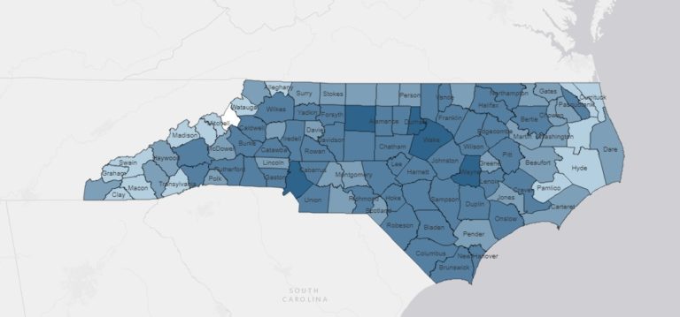 COVID-19: 15.346 contagiados y 577 decesos en Carolina del Norte