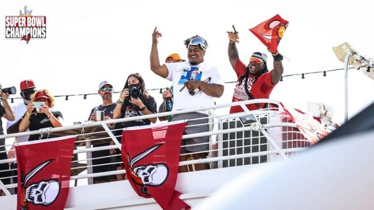 Buccaneers, Brady y el intenso festejo de los campeones