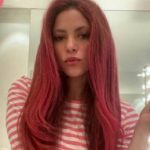Shakira se tiño el cabello