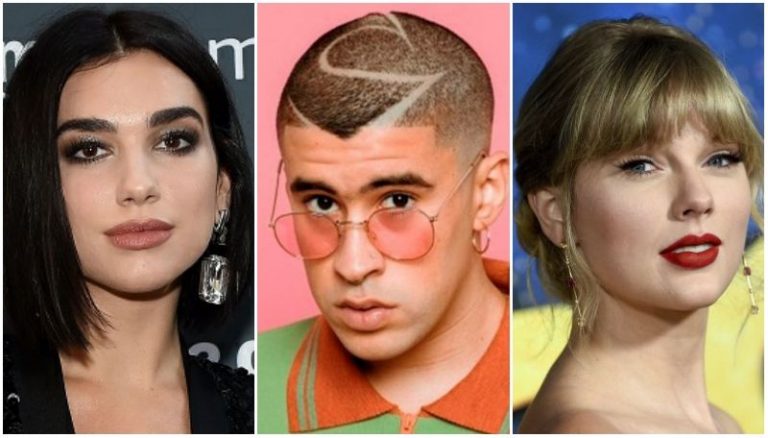 Dua Lipa, Bad Bunny y Taylor Swift cantarán en los Grammy