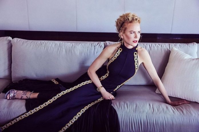 La elegancia de Nicole Kidman desde el sofá de su casa