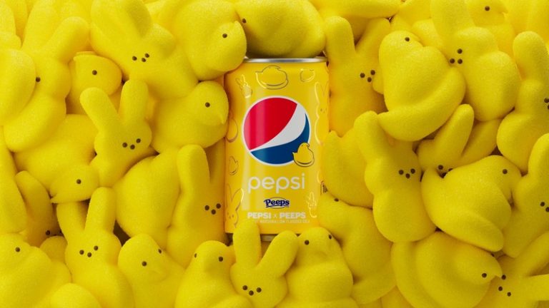 Pepsi x Peeps, un nuevo refresco con sabor a marshmallow, ¿lo probarías?