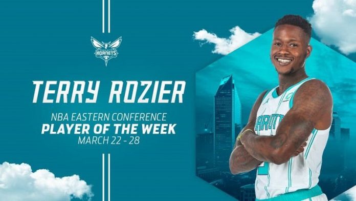 Terry Rozier se lleva los honores como jugador de la semana