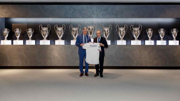 Carlo Ancelotti fue presentado como DT del Real Madrid