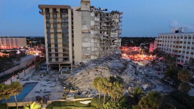 Miami building collapse rescatistas buscan sobrevivientes