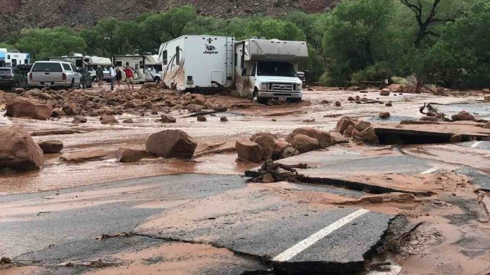 Zion National Park sometido a inundaciones