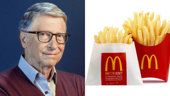 La curiosa relación entre Bill Gates y las papas fritas de McDonald's