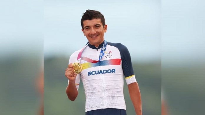 Tokio Ciclista ecuatoriano ganó la primera medalla de oro para Latinoamérica
