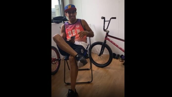 ¡Apareció la bicicleta! de BMX de atleta venezolano en Tokio