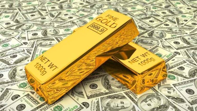 El precio del oro se desploma a un mínimo de 4 meses