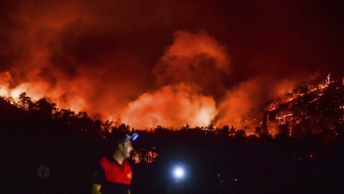 Incendios forestales devastan el Mediterráneo