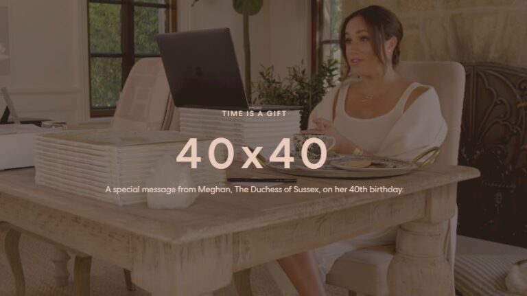 Meghan Markle celebró sus 40 con creativa iniciativa