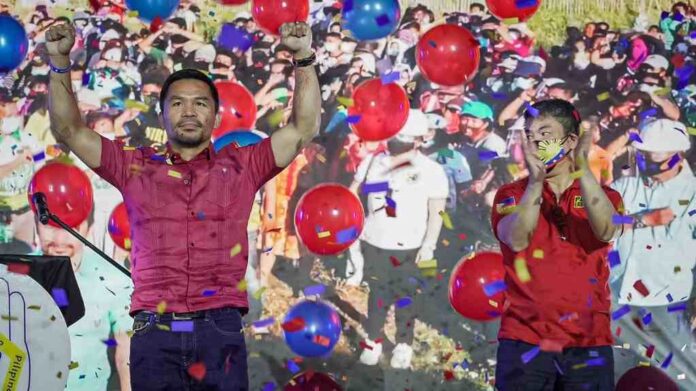 Manny Pacquiao oficialmente es candidato presidencial de Filipinas