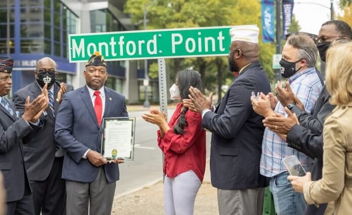 Montford Point Street honra a héroes que lucharon por la libertad