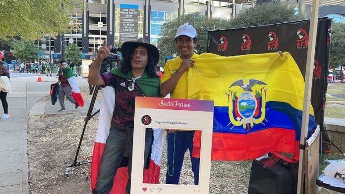 PHNews compartió con fanáticos en el México-Ecuador