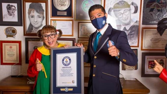 La Chilindrina gana Guinness World Records