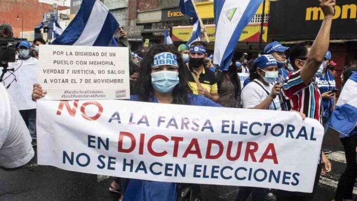 Opositores celebran sanciones contra altos cargos de Nicaragua
