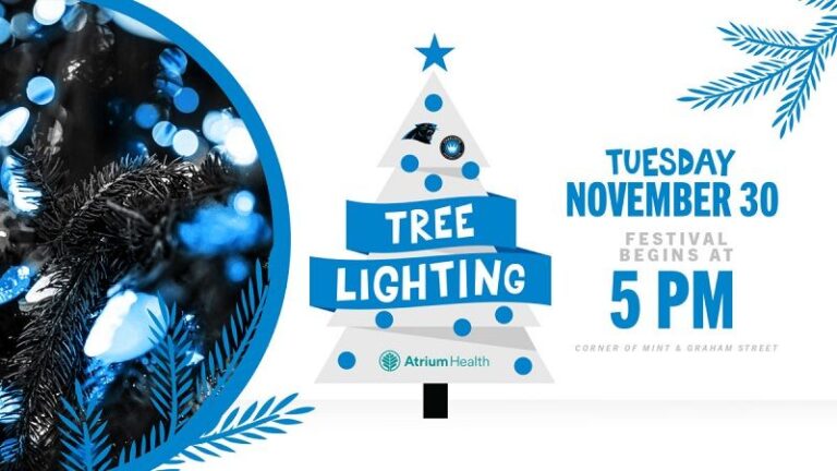 Panthers y Charlotte FC se unen para celebrar inicio de la Navidad