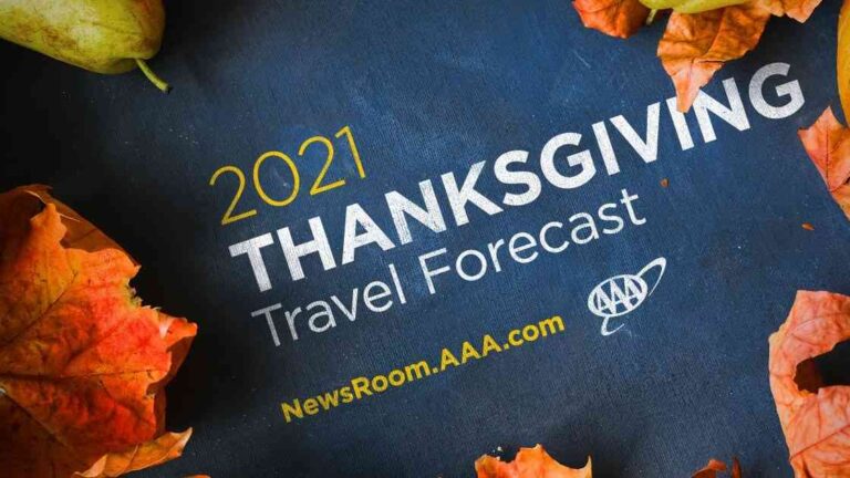 AAA prevé aumento del 13% de viajeros por «Thanksgiving»