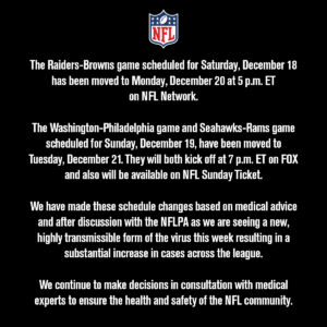 Comunicado NFL