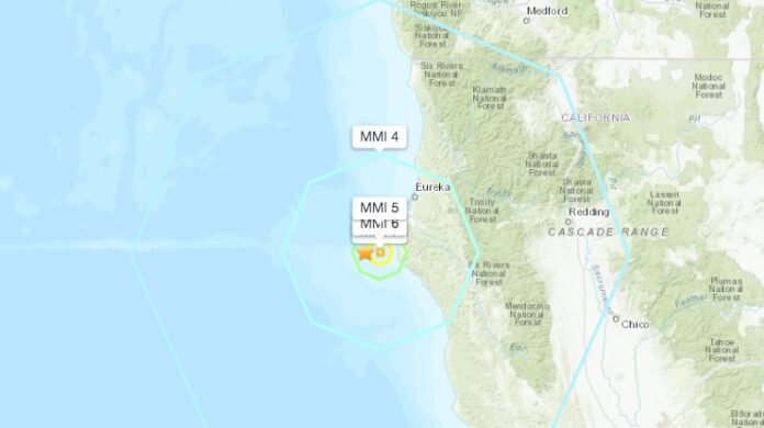 Terremoto de 6.2 sacude la costa norte de California