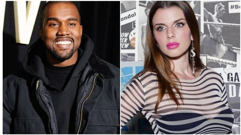 Las sensuales fotografías que confirman romance de Kanye West y Julia Fox