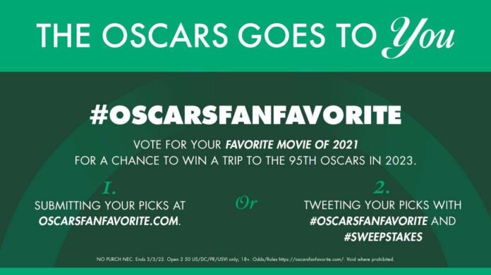 Premios Oscar premiará a película más votada en Twitter