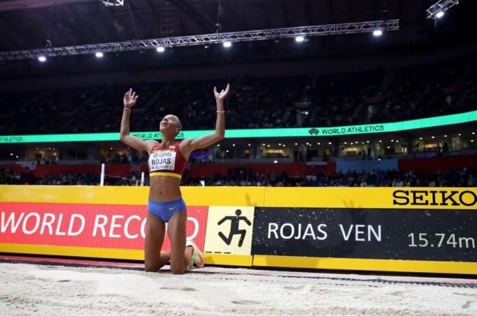 La venezolana Yulimar Rojas se superó en Belgrado 2022