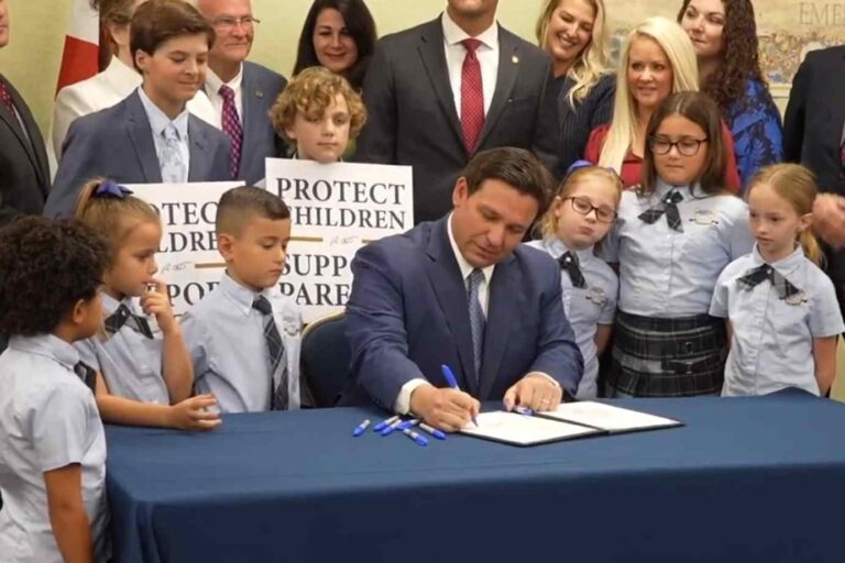 Ron DeSantis firmó polémica ley «Don’t Say Gay»