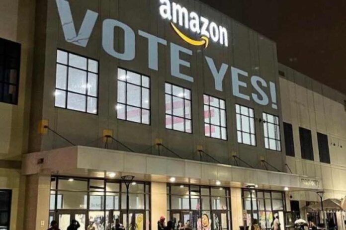 Reacción de Biden al primer sindicato de Amazon
