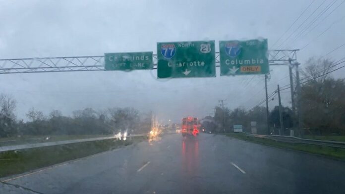 Posibilidades de lluvia y tormenta en las Carolinas