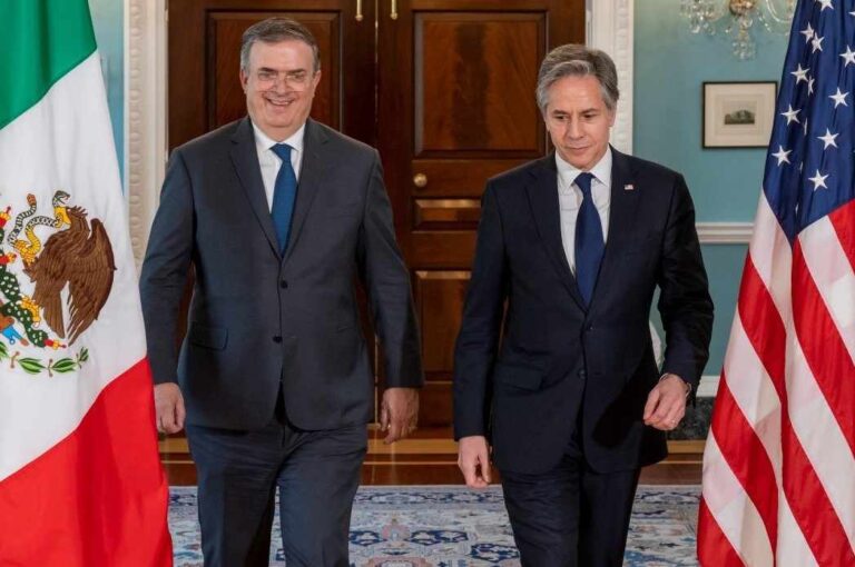 Canciller Ebrard aplanando pacto migratorio en EE. UU.
