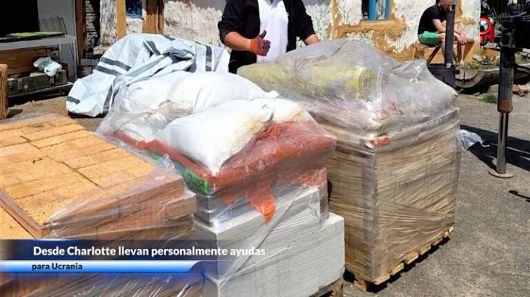Charlotte muestra su lado solidario con ayudas a Ucrania