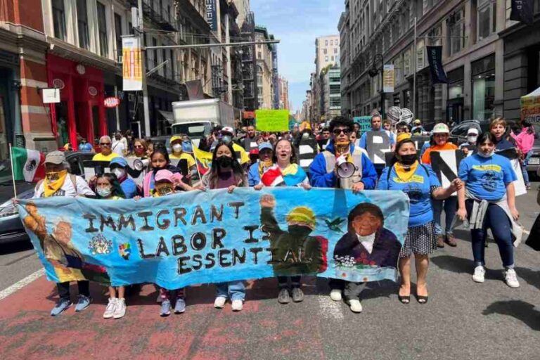 Día del Trabajador en Nueva York tomado por manifestaciones