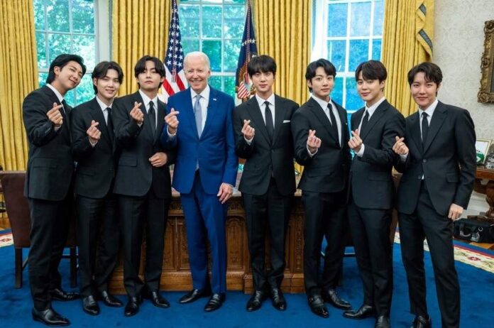 La famosa banda de K-pop, BTS en La Casa Blanca