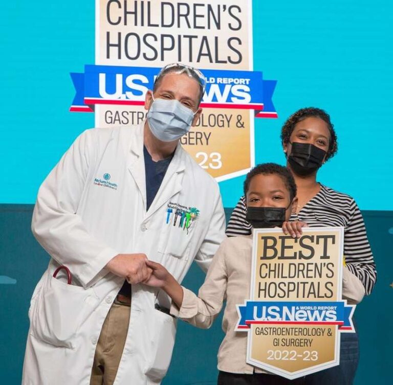 Levine Children’s Hospital entre los mejores del país