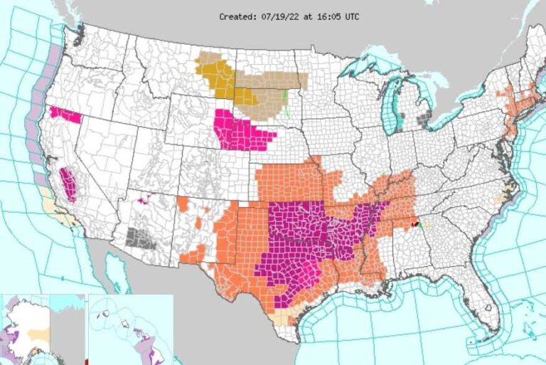 Ola de calor amenaza a Estados Unidos