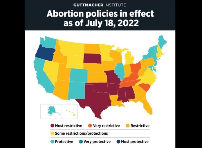 Un nuevo estado de EE. UU., que prohíbe el derecho al aborto