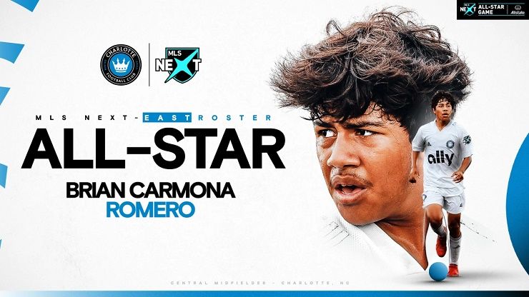 Latino de Charlotte FC al MLS NEXT All-Star Game