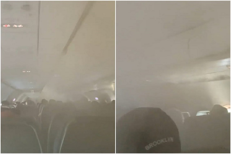 Niebla penetra en cabina de avión que despegó de Charlotte