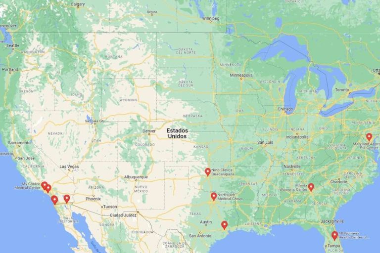 Google Maps con «clínicas abortistas cerca de mí» señalará clínicas y hospitales