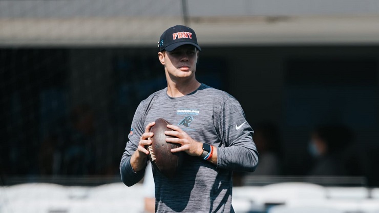 Panthers: La reacción de Sam Darnold a titularidad de Mayfield