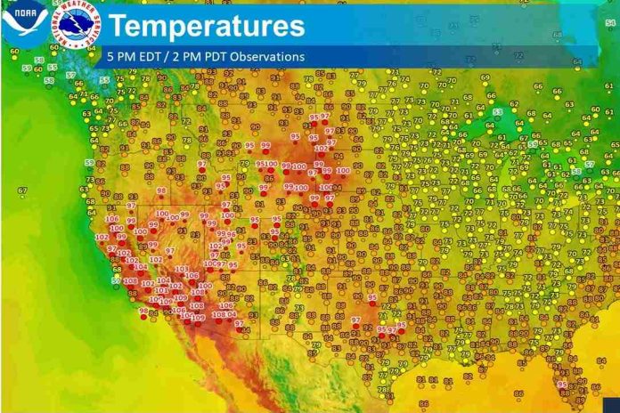 Alertas de calor extremo azota el Oeste del país