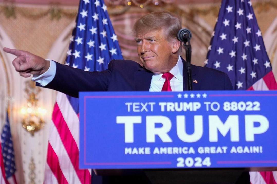 Donald Trump oficializó su precandidatura a las presidenciales de 2024