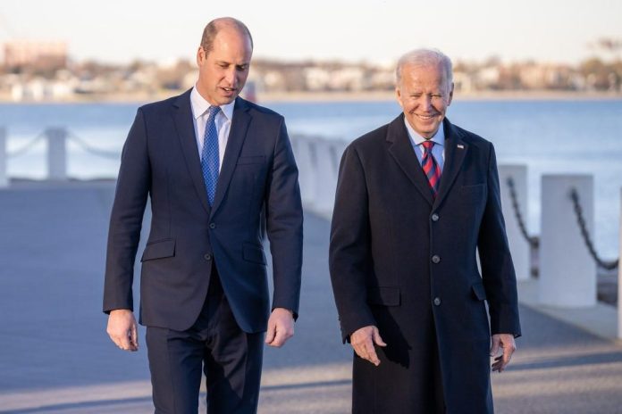 Príncipe William y presidente Biden se reúnen en Boston