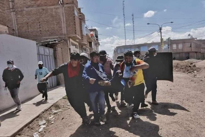 Casi una veintena de muertos por protestas en Juliaca, Perú