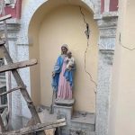 Imagen de la Virgen María en la Catedral de la Anunciación en la ciudad de Alejandreta, Hatay, Turquía