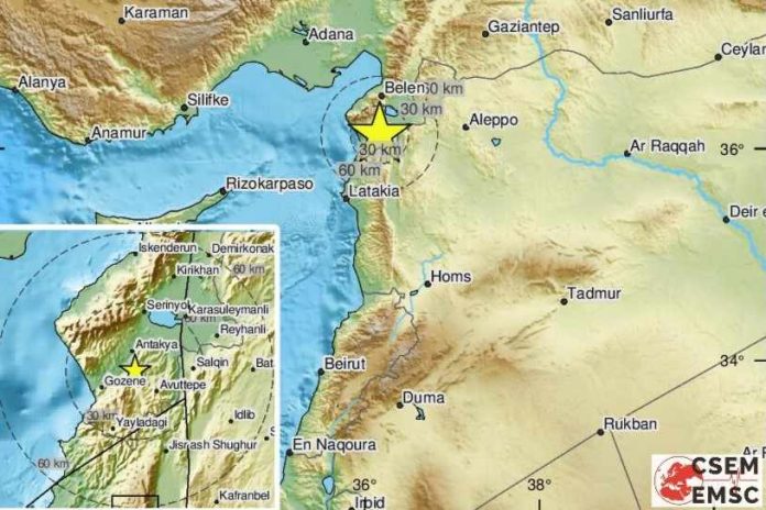 Nuevo terremoto golpea la frontera entre Turquía y Siria